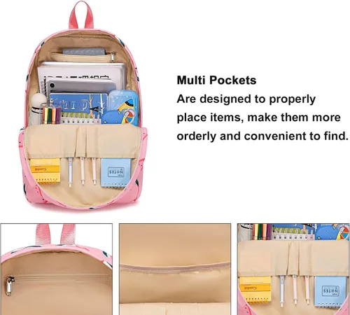 Vista 4 de Mochila preescolar para niños y niñas