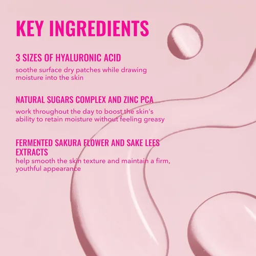 Vista 3 de Good Molecules Sakura - Esencia potenciadora de ácido hialurónico - Hidratante facial ultra hidratante - Cuidado de la piel para hidratación