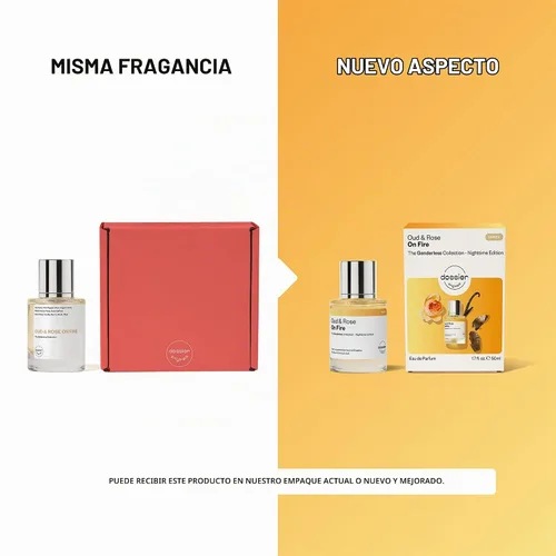Vista 6 de Dossier Original Eau de Parfum - Oud & Rose on Fire - Unisex - Perfume de larga duración de 50 ML elaborado en Francia