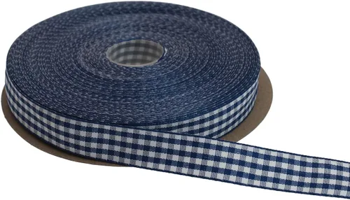 Vista 71 de Cinta a cuadros de 50 yardas cada rollo 100% poliéster con borde tejido (1/1-2 pulgadas x 50 yardas, negro)