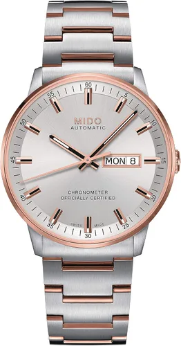 Vista 31 de MIDO Commander Chronometer - COSC Certified Swiss Automatic Watch for Men - 40mm Stainless Steel Case