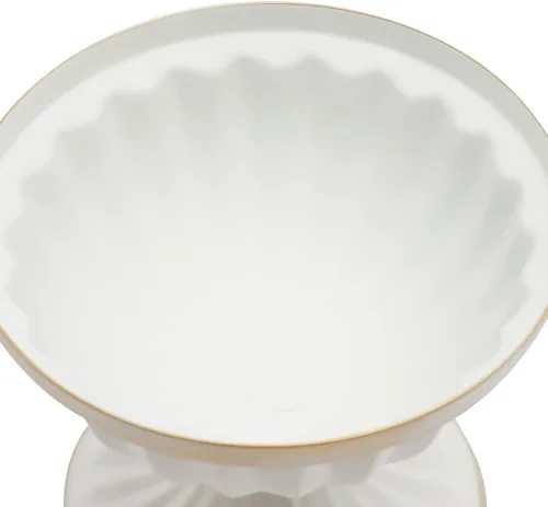 Vista 4 de Mini macetas blancas para arreglos florales, 10 piezas para centro de mesa, mesa de boda de 3.7 pulgadas, florero de urna, decoración de maceta