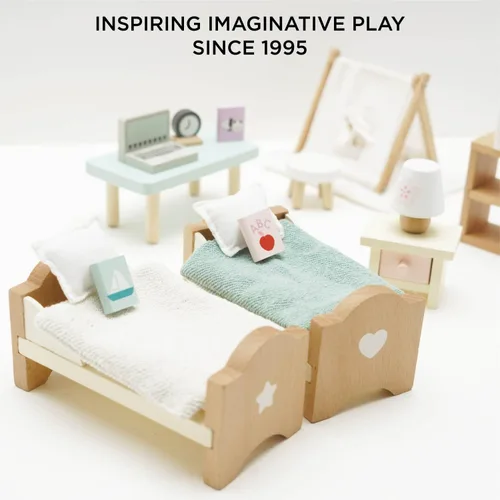 Vista 5 de Le Toy Van Dollhouse - Muebles para muñecas y Accesorios, Baño Sugar Plum