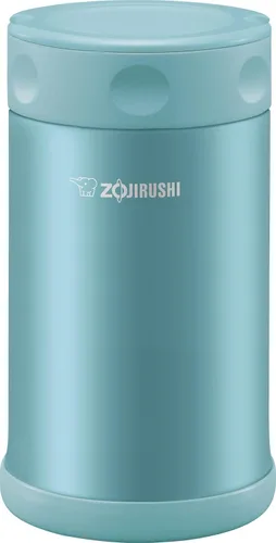 Vista 3 de Zojirushi Tarro de comida de acero inoxidable, 25 onzas Aqua Blue