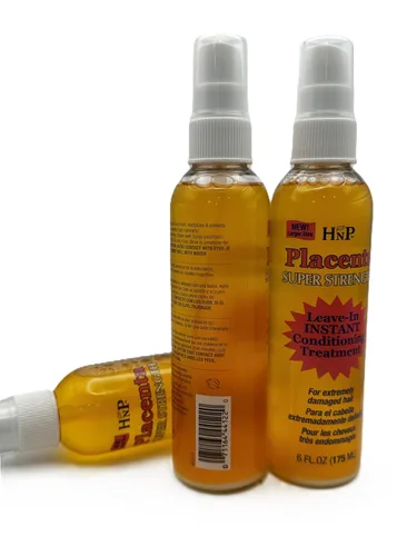 Vista 5 de Hask Tratamiento acondicionador sin enjuague de placenta súper fuerza 6 onzas (5.9 fl oz) (paquete de 3)
