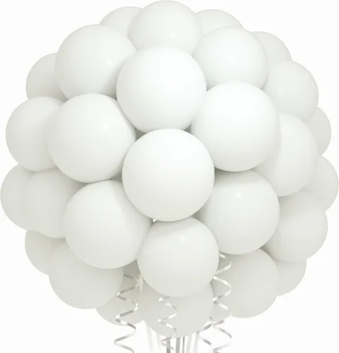 Vista 14 de Globos para decoración de cumpleaños, globos negros, paquete de 100 globos de 12 pulgadas para fiesta de cumpleaños, baby shower, boda