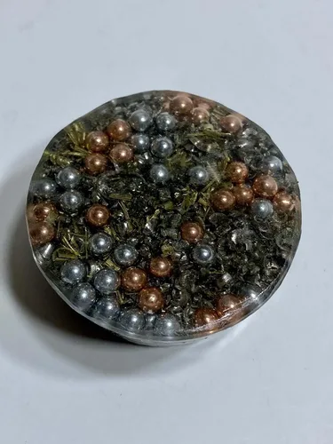 Vista 2 de Chalcopyrite Peacock Ore Single Crystal Small Tower Buster Orgone Generator Energy Accumulator PERFECT GIFTING TOOL!!!! Orgonite Many Beautiful