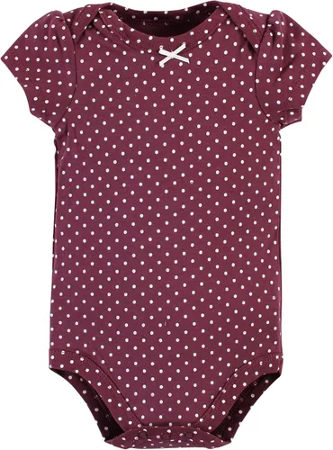 Vista 272 de Hudson Baby baby-girls Cotton Bodysuits 3-pack