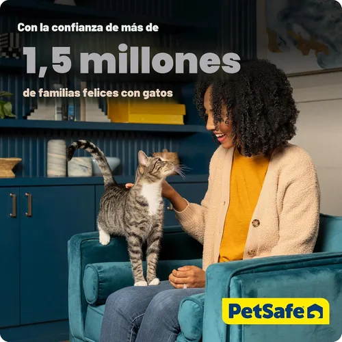 Vista 11 de Caja de arena para gatos PetSafe Legacy ScoopFree Crystal Pro autolimpiante automática - Caja de arena para gatos con entrada frontal, detección