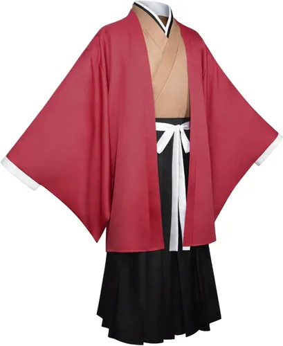 Vista 4 de TMSREBU Disfraz de cosplay de Tsugikuni Yoriichi de Tsugikuni Yoriichi, kimono, capa, para Halloween