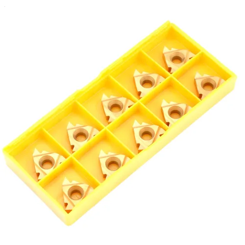 Vista 7 de 10PCS 16IR AG60 Insertos Torno de rosca indexable de carburo de rosca interna Hoja de inserción para roscar el soporte de torneado