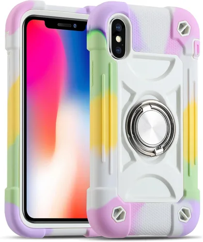 Vista 62 de MARKILL Compatible con iPhone Se3/iPhone Se2, Funda para iPhone 6/6S, Funda para iPhone 7/iPhone 8 de 4.7 Pulgadas con Soporte Anular, Funda
