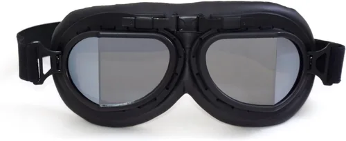 Vista 43 de CRG Sports Gafas de motocicleta estilo aviador, piloto, crucero, scooter, gafas de motocross para hombre, mujer, adulto