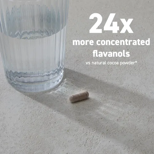 Vista 6 de CocoaVia Suplemento cerebral Memory & Focus, 90 días, mezcla de flavanol de cacao, luteína, cafeína añadida para impulsar. Mejora la función