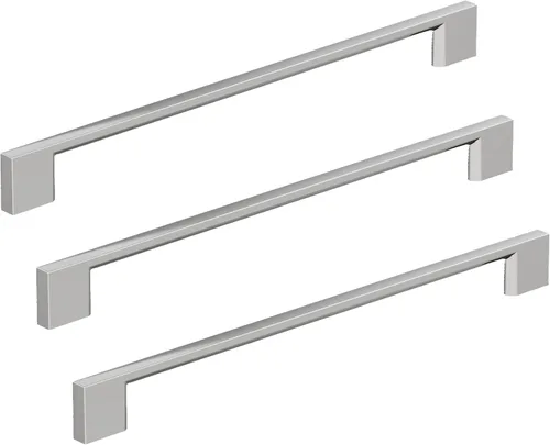 Vista 64 de Amerock 10BX37131CZ Tirador de gabinete Champán Bronce 3-3/4 pulgadas (96mm) de centro a centro Paquete de 10 unidades Cityscape Herrajes