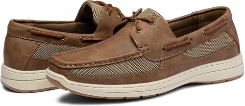 Vista 7 de Vostey Zapatos sin cordones para hombre, con soporte de arco, zapatos náuticos de 2 ojales ligeros para hombre