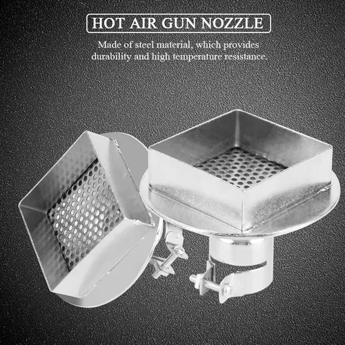 Vista 8 de Boquilla de pistola de calor, kit de boquillas de pistola de calor para estación de soldadura de aire caliente 850, herramienta de reparación BGA