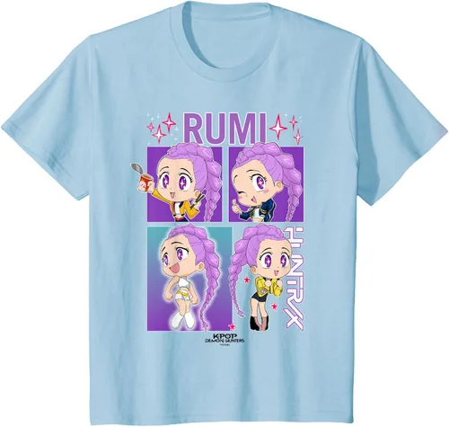 Vista 6 de Camiseta con licencia oficial de Kpop Demon Hunters Rumi