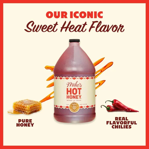 Vista 3 de Mike's Hot Honey, La marca #1 de miel caliente de Estados Unidos, miel