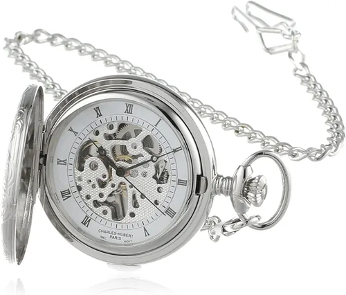 Vista 3 de Charles-Hubert, Reloj de bolsillo mecánico París, plateado, Mecánico