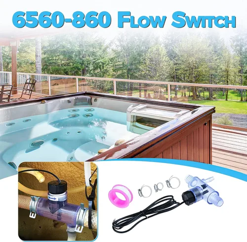 Vista 7 de 6560-860 pieza de repuesto del conjunto del interruptor de flujo para spas Sundance, spas de jacuzzi, interruptor de flujo de bañera de hidromasaje