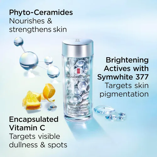 Vista 8 de Elizabeth Arden Cápsulas nocturnas de corrección de manchas claramente radiantes que iluminan visiblemente