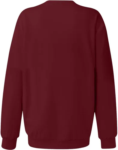 Vista 4 de EOPUING Sudadera para mujer 2023 otoño casual sudadera corta para mujer, sudaderas cálidas ajustadas para mujer