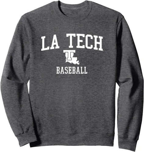 Vista 3 de Louisiana Tech Bulldogs - Sudadera de béisbol, Negro