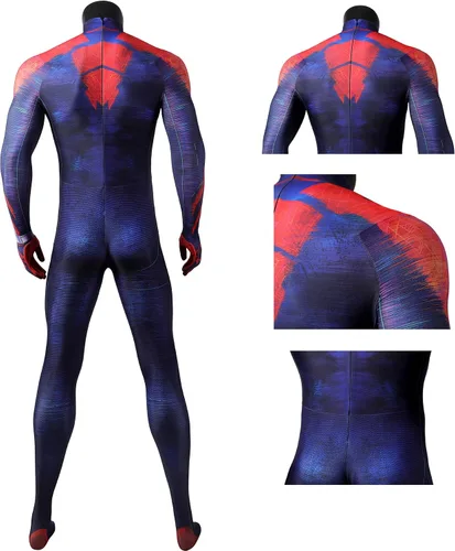 Vista 4 de CEMTX Disfraz de superhéroe para cosplay de Zentai, disfraz de Halloween, overol de película nueva 2023