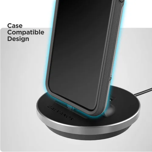 Vista 6 de Soporte de carga para iPhone con certificación MFi, base Lightning de escritorio con cable USB-C integrado para carga rápida Apple iPhone 14 Pro