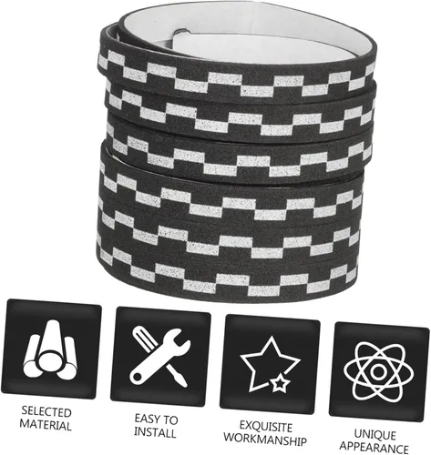 Vista 2 de 10 rollos de tenis de mesa Eva Edge Protector Cinta amortiguador de raqueta para mayor estabilidad y durante el juego