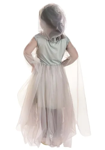 Vista 2 de Disfraz de Fantasma Gossamer para Niñas Pequeñas Multicolor