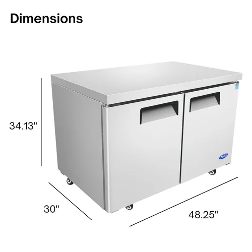 Vista 5 de Atosa Refrigerador comercial bajo encimera