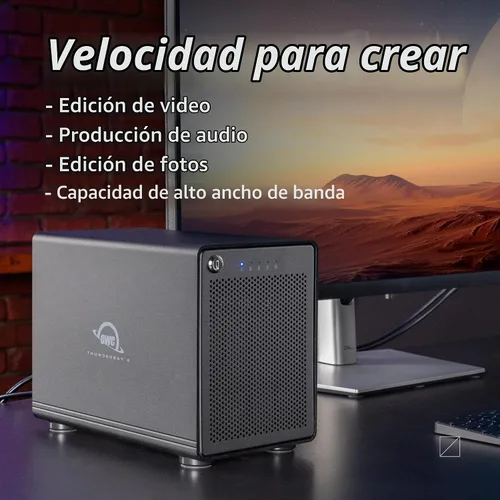 Vista 6 de OWC Carcasa SATA de cuatro bahías ThunderBay 4 Thunderbolt 40Gb/s