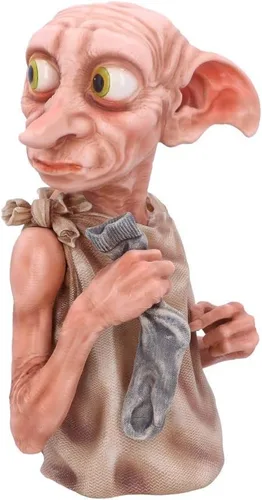 Vista 2 de Nemesis Now Busto Dobby de Harry Potter con licencia oficial, 11.8 pulgadas, color rosa