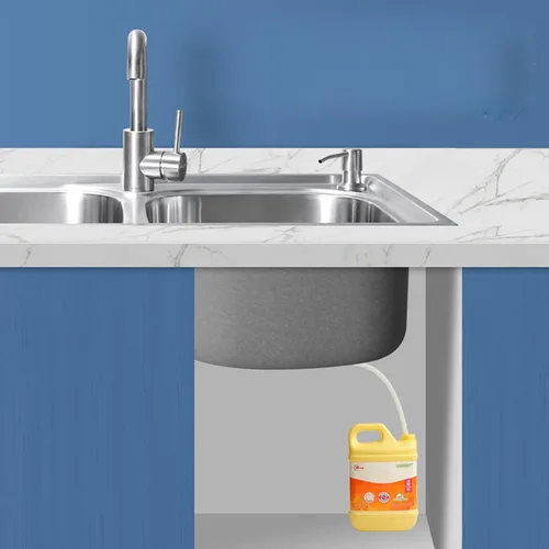 Vista 6 de Dispensador de jabón integrado para fregadero de cocina, bomba dispensadora de jabón de encimera con kit de tubo de extensión de 47 pulgadas, no es