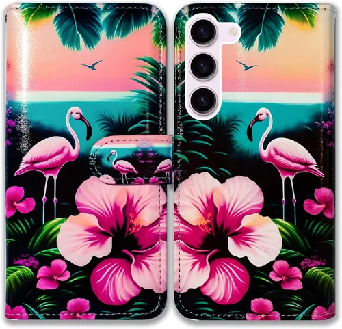 Vista 11 de Bcov Funda para Galaxy S23 Fe, funda de piel con tapa y función atril para Samsung Galaxy S23 FE