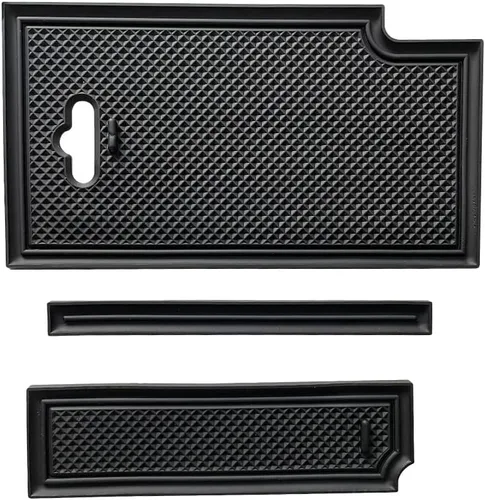 Vista 5 de Organizador de consola central compatible con Land Rover Evoque 2020-2026, bandeja de almacenamiento secundario de ABS, bandeja de almacenamiento