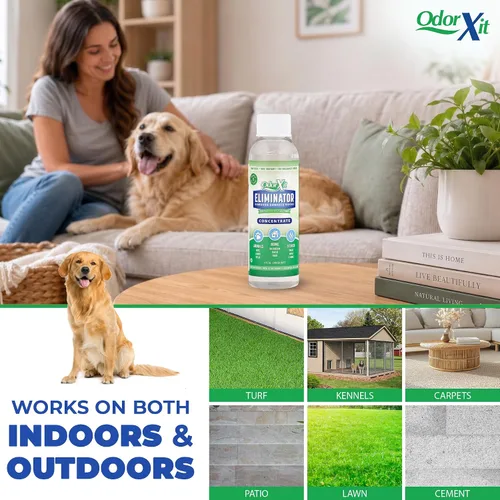 Vista 4 de Eliminador concentrado de olores de orina de mascotas, ideal para gatos, perros y olor a orina, neutralizador de olores versátil y natural para uso