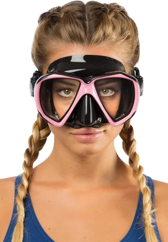 Vista 3 de Cressi Adult Snorkeling Kit: Mask + Snorkel, Dual Lens Mask Made of Soft Silicone: Perfect Seal Ranger & Tao
