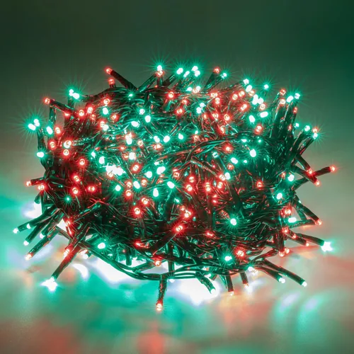 Vista 13 de Ogrmar Luces de Racimo de Navidad de 49 pies 500 LED 8 Modos Luces de Cadena de Navidad con Función de Temporizador y Conectables para Navidad