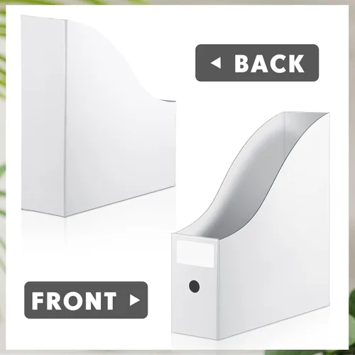 Vista 4 de Thenshop 6 unidades de almacenamiento de papel para álbumes de recortes, organizador de almacenamiento de papel de 12 x 12 pulgadas, con pestañas