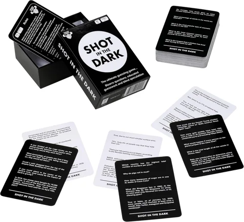 Vista 6 de Shot In The Dark - Moose Games - El mejor juego de preguntas poco ortodoxo, multicolor, 91022