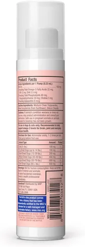 Vista 2 de Bark & Whiskers Bomba líquida de aceite de krill, ácidos grasos omega-3 para gatos y perros, apoya la comodidad de las articulaciones, la piel