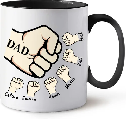 Vista 16 de Baosity Taza de café con foto personalizada, taza personalizada con imagen, texto, nombre, regalos personalizados para novio, novia, mejor amigo