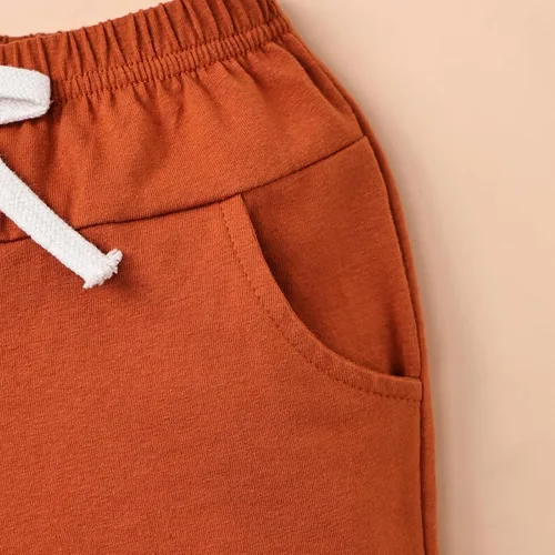 Vista 8 de Ropa de otoño e invierno para bebé, trajes de niño pequeño, sudadera de manga larga, sudadera de retazos y pantalones, 2 piezas, 12 meses a 5 años