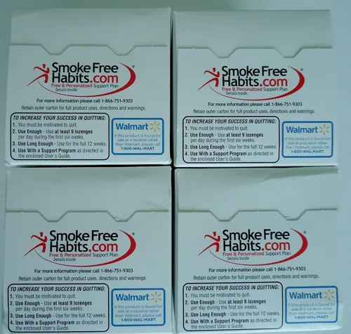 Vista 2 de Equate - Pastilla Nicotine de 2 mg, sabor a menta, 108 pastillas, paquete de 4