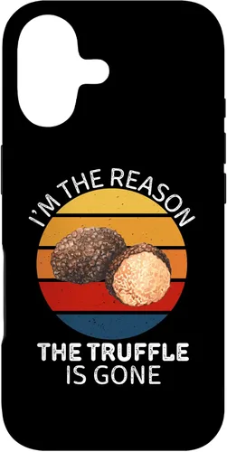 Vista 32 de Vintage I'm The Reason Truffle is Gone Food Lover Case for iPhone 16