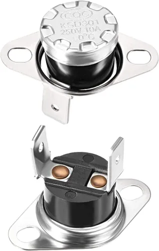 Vista 27 de uxcell KSD301 Termostato 104.0 °F/104°F 10A N.C Ajustar interruptor de temperatura de disco rápido para microondas, horno, cafetera 2 piezas