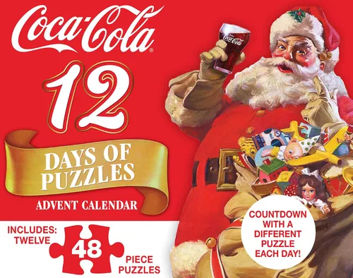 Vista 4 de Masterpieces Calendario de Adviento de rompecabezas de 12 días de Polar Express, 12 mini rompecabezas de 48 piezas para niños, cuenta regresiva